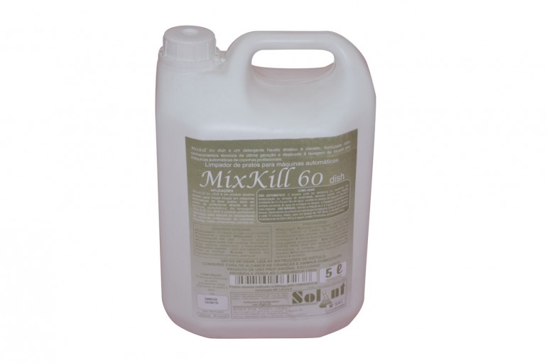 MixKill 60 Dish | Desengordurante germicida para máquinas automáticas